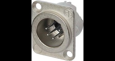 Neutrik NC5MD-LX XLR-connector Flensstekker, contacten recht Aantal polen: 5 Zilver 1 stuk(s)