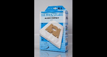Kleenair Microvezel stofzuigerzakken - scheurbestendig - vochtbestendig - 5 stuks + 1 filter