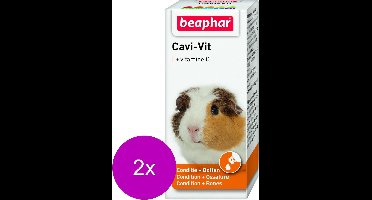 Beaphar CaviVit - Cavia - Vitaminen - Met extra vitamine C - 2 x 20 ml