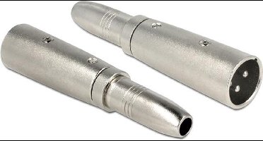 OKS Adapter XLR mannelijk - 6,35mm Jack mono vrouwelijk