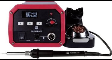 TOOLCRAFT ST-50D Soldeerstation Digitaal 50 W 150 - 450 °C Incl. soldeerpunt