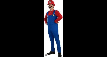Super Mario - Kostuum - Maat S - Blauw