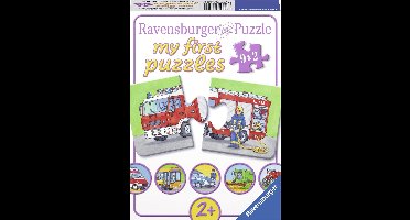 Ravensburger Speciale voertuigen- My First puzzles -9x2 stukjes - kinderpuzzel