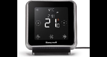 Honeywell Lyric T6R Slimme Thermostaat Zwart - Draadloze verbinding