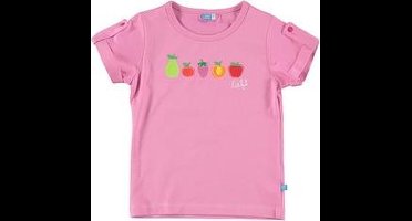 Lief! Baby shirt korte mouw roze maat 56