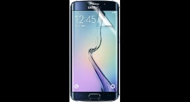 Screenprotector geschikt voor Samsung Galaxy S6 Edge - Edged (3D) Glas PET Folie Screenprotector Transparant 0.2mm 9H (Full Screen Protector)