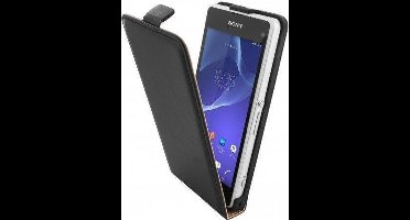 Mobiparts Essential Flip Case Sony Xperia Z1 Compact Black