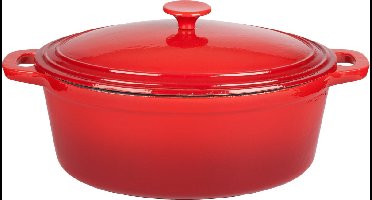 Cosy&Trendy Bergerac Braadpan Gietijzer - Ø 28 cm - Rood