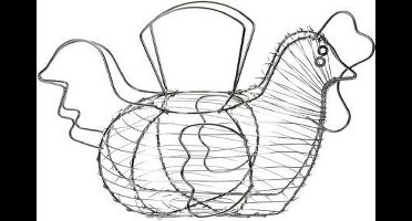 Cosy&Trendy Eiermand - Kip - 30 cm - 25 cm