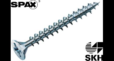 Spax Spaanplaatschroef Verzinkt PK 4.0 x 40 - 1000 stuks