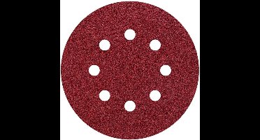 wolfcraft - Set klittenbandschijven voor hout/metaal, Ø 125 mm, 15-dlg. - 8401000