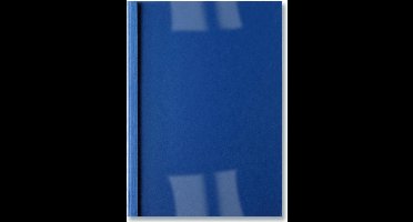 GBC LeatherGrain ThermaBind Bindomslagen 3mm Koningsblauw (100)