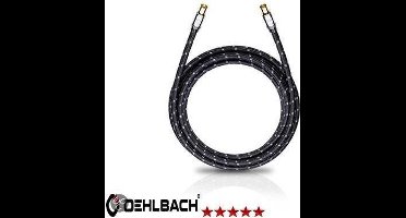 Oehlbach - Coax Kabel - zwart - 1.7 meter