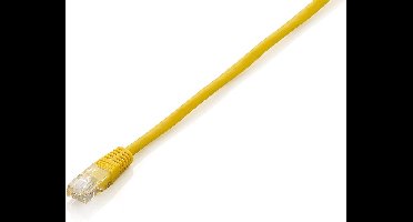 Equip Patchkabel Cat6 U/UTP 2xRJ45 ECO Polyzak 0,25 m geel