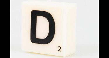 Letter Kaarsje - D