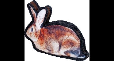 Nobby Nylon konijn 'Wild' - Meerkleurig - 28 cm