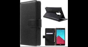LG G4 Portemonnee Hoesje Case Zwart