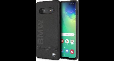 Samsung Galaxy S10 hoesje - BMW - Zwart - Leer