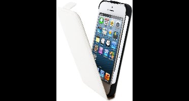 Mobiparts Premium Flip Case Apple iPhone 5/5S White