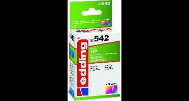 Edding Inktcartridge vervangt HP 62XL, C2P07AE Compatibel Cyaan, Magenta, Geel EDD-542 18-542