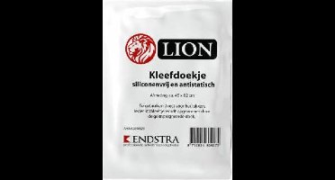 Kleefdoek Lion 45 x 82 cm siliconenvrij antistatisch