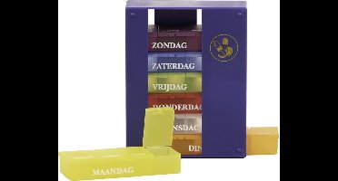Medicijndoos 7 dagen - 4 Vaks Nederlands - Medicijnbox hele week