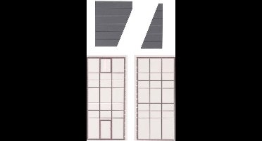 Faller - Glass corner element. Goldbeck - FA180895 - modelbouwsets, hobbybouwspeelgoed voor kinderen, modelverf en accessoires