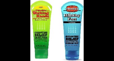 O'Keeffe's Working Hands & Healthy Feet: Hand & Foot Cream tube Set - Twin Pack