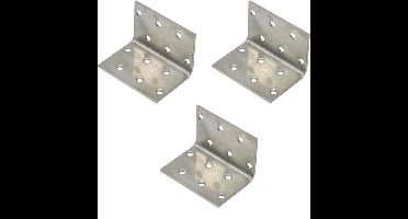 WAELBERS verbindingshoek | RVS | 40 x 40 x 60 mm | 2 mm dik | 3 STUKS