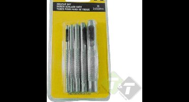 Holpijpenset, 5 delig, 3, 4, 5, 6 en 8mm, Benson