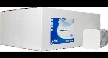 Euro Products | Vouwhanddoekjes 2-laags | Interfold | Cellulose | 22 x 32 cm | 3200 stuks