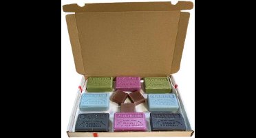 Voordeelpakket zeep savon de marseille patchouli, pavot (opium), marine, huile d olive en vanille