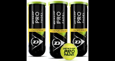 Dunlop Padelballen Pro - 3 Tubes