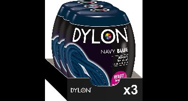 3x Dylon Textielverf Navy Blue 350 gr