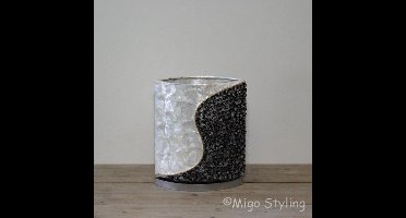 Tafellamp - Schelp - Slaapkamer - Woonkamer - E27 - Nachtkast lampje - Ovaal - Bedlamp - Leeslamp - Hoog 30 cm