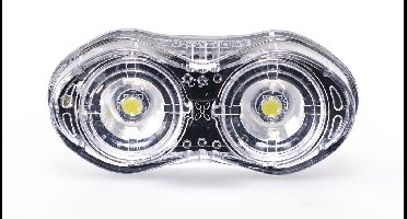 Simson Koplamp Eyes USB LED - oplaadbaar - zwart - 7,5 uur brandtijd