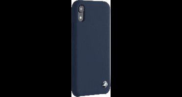 Blauw hoesje BMW - Backcover - Soft Touch - iPhone XR - Hoogwaardige kwaliteit