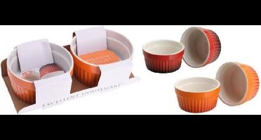 Creme brulee bak set 2sts Oranje