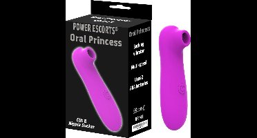 Power Escorts - Oral Princes - Luchtdruk Vibrator - Waterproof - BR141
