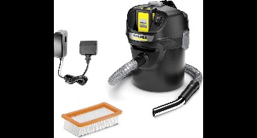 Kärcher AD 2 Battery Set As- en Droogzuiger - Incl. 18V / 2,5 Ah accu - 18 V - 14 liter - Vlamvertragend - ReBoost Filterreiniging