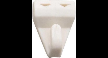 Verlofix Gipsplaathaak Met V-nagel Wit 7 Stuks