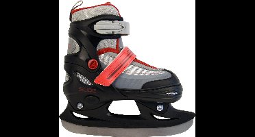 Amigo Slide - Kinder Schaatsen voor Jongens en Meisjes - Maat 30-33 - Zwart/Rood - Schaatsen & Skeelers Ineen