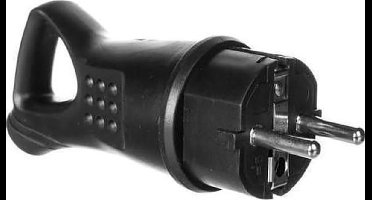 Stekker rubber waterdicht - 230V - Premium Orno