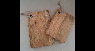 Mica Decorations snijplank set van 2, in maat 33x22cm