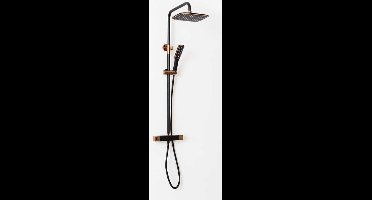 Sanifun douchesysteem Gent Roosgoud Zwart