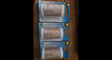 3x 250m polyester garen Beige Sorbo