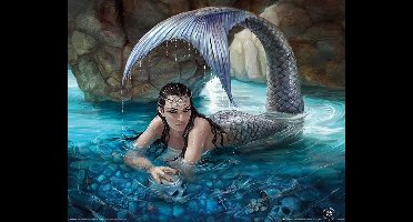 Anne Stokes Hidden Depths Poster 50x40cm