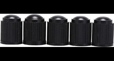 Universeel ventieldopje - auto scooter - 8 stuks - zwart