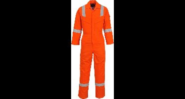 Portwest Super Lichtgewicht Antistatische Overall 210gm FR21 - Oranje - M