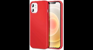 ESR Cloud Siliconen Backcase hoesje iPhone 12 Mini Rood